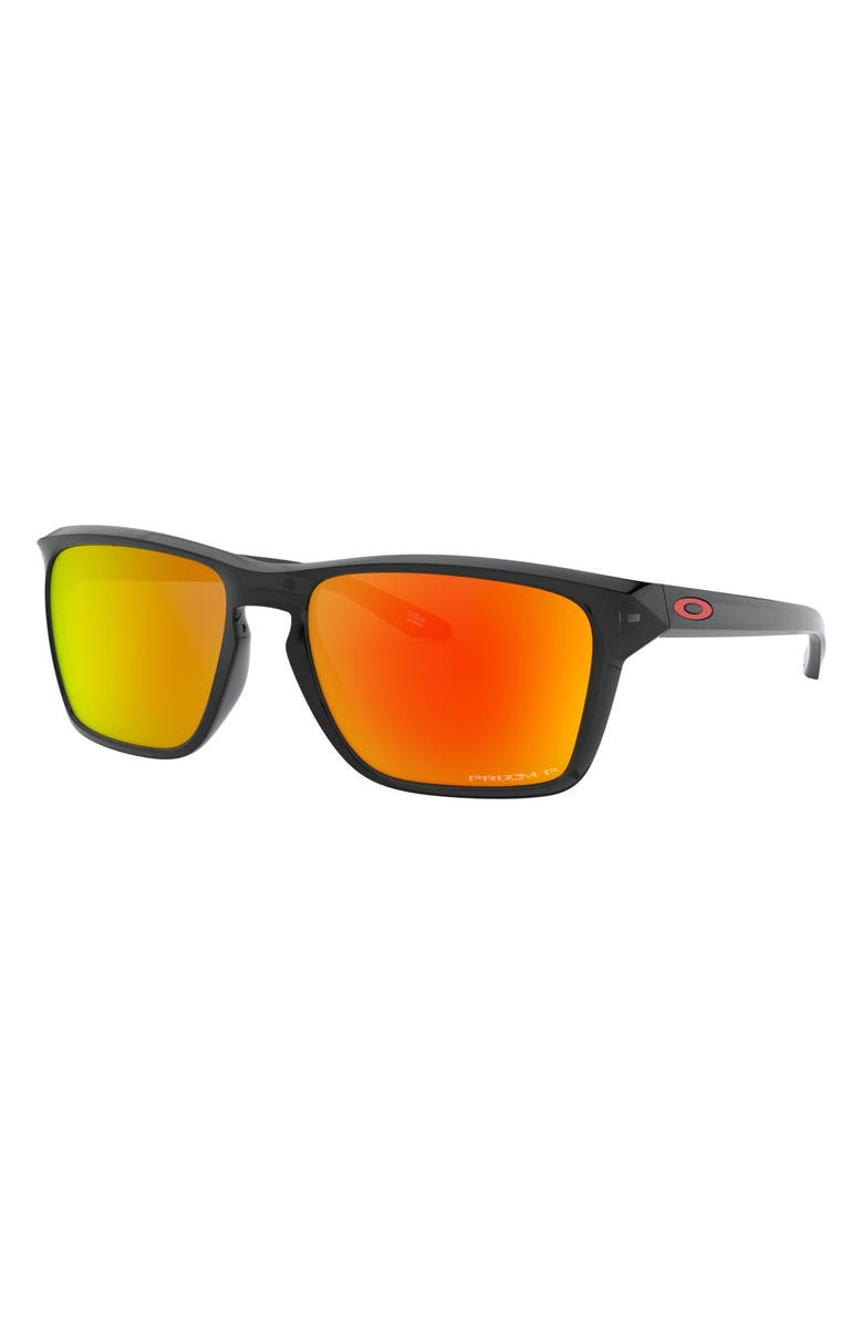 Oakley Sylas 57mm Prizm<sup>™</sup> Polarized Keyhole Sunglasses, Alternate, color,
