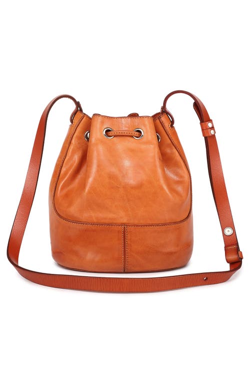 Old Trend Crocus Convertible Bucket Bag In Caramel