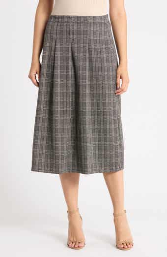 Plaid Pleated Skirt