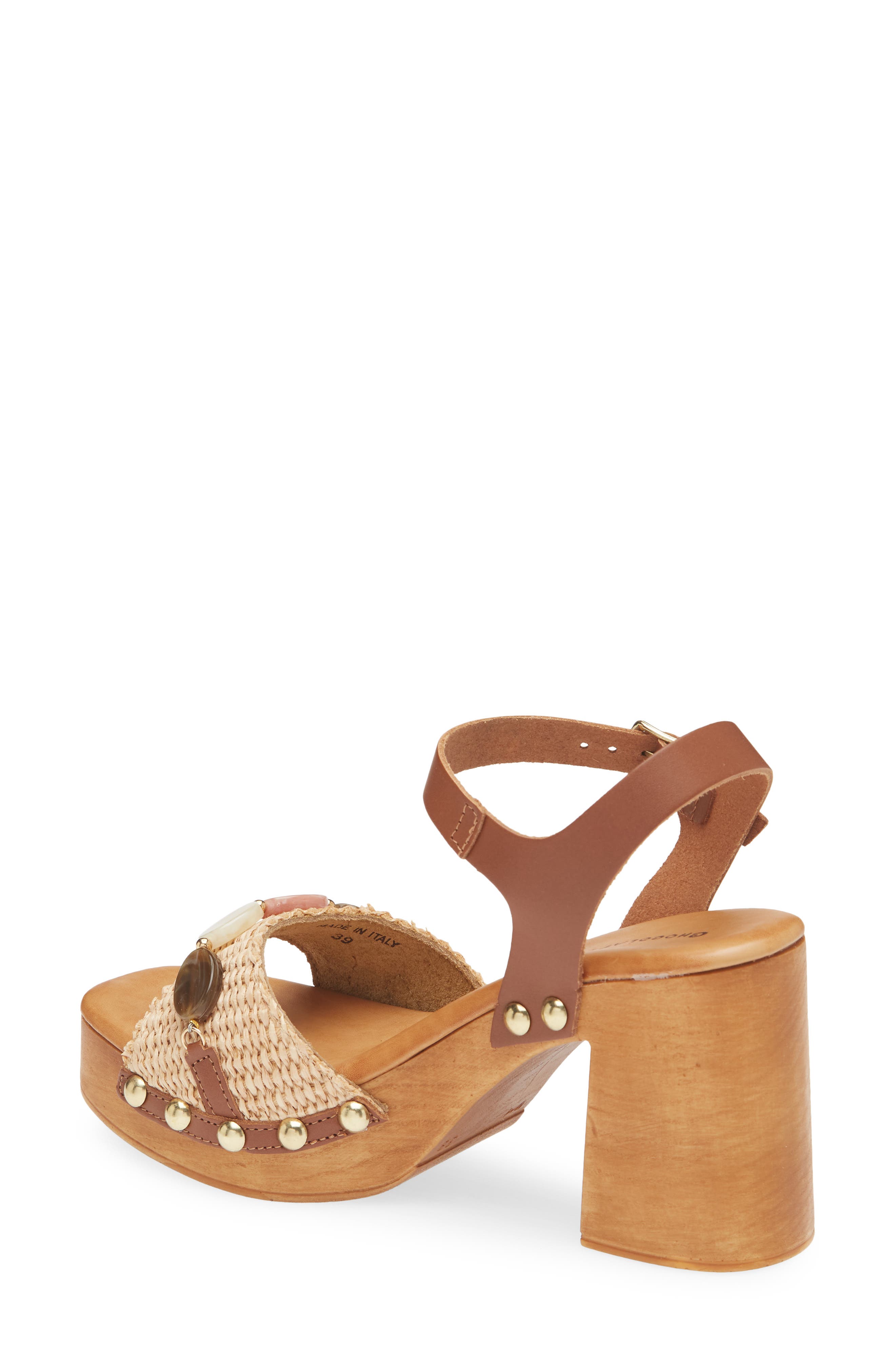 Chocolat Blu Mally Platform Sandal, Alternate, color, Natural Raffia