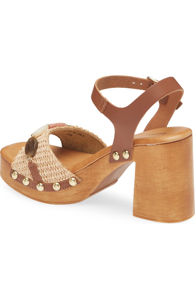 Chocolat Blu Mally Platform Sandal, Alternate, color, Natural Raffia