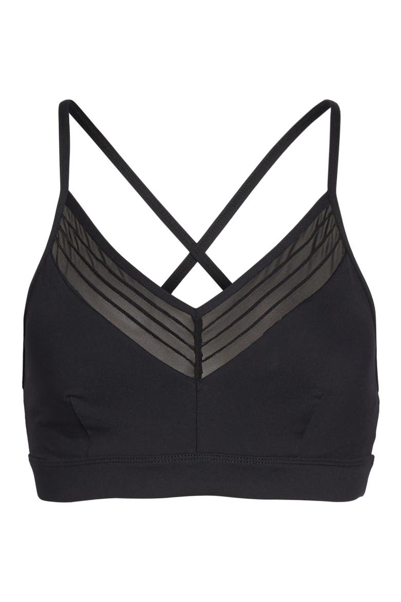 Deluxe Sports Bra, Alternate, color, BLACK