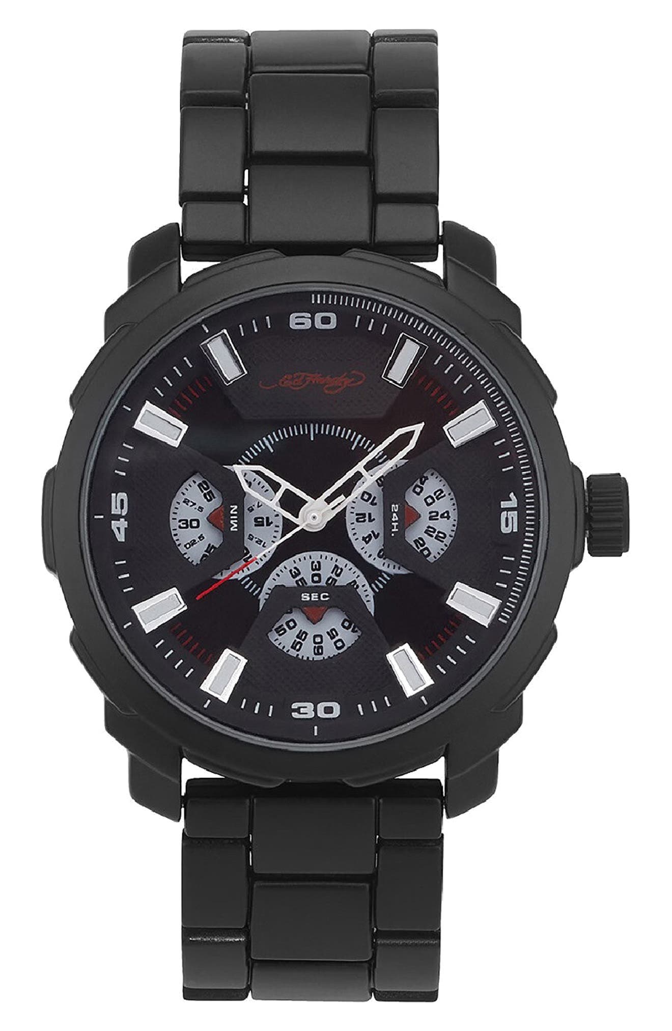 Ed Hardy Quartz Chronograph Bracelet Watch, 38mm