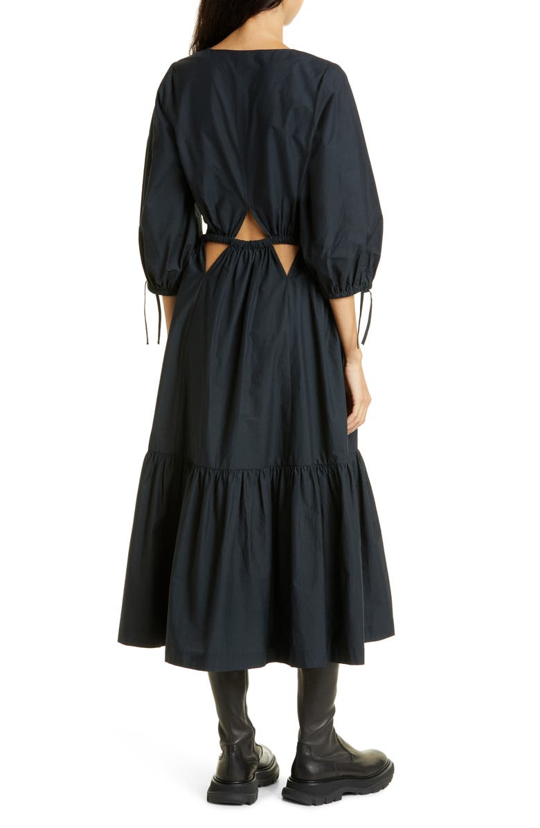 Sea Steph Cutout Long Sleeve Maxi Dress, Alternate, color, 