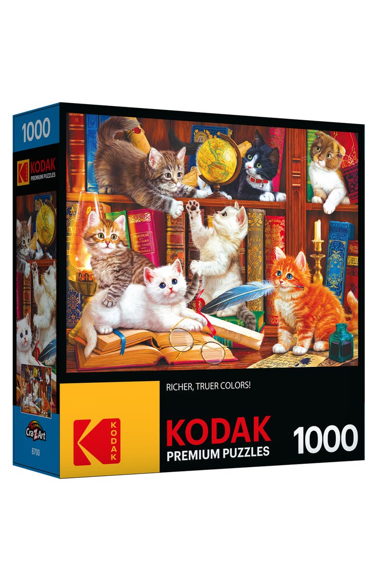 CRA-Z-ART Roseart Library Mischief 1000 Piece Puzzle, Main, color, Multicolored