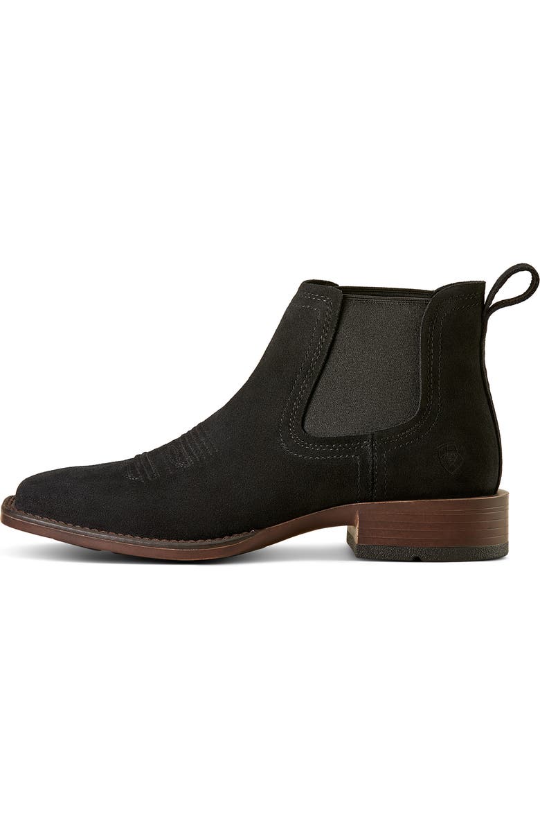 Ariat Booker Ultrawestern Chelsea Boot, Alternate, color, Black Suede
