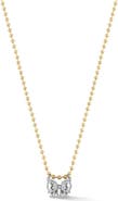CHLOE AND MADISON Two Tone Bow Pendant Necklace
