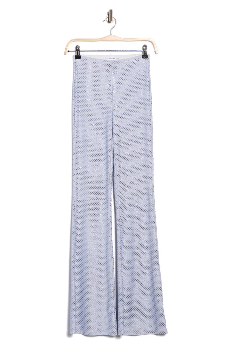 Good American Crystal Pull-On Flare Leg Pants, Alternate, color, Glass