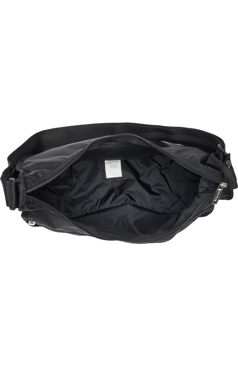 LeSportsac Everyday Hobo Crossbody Bag, Alternate, color, Recycled Black