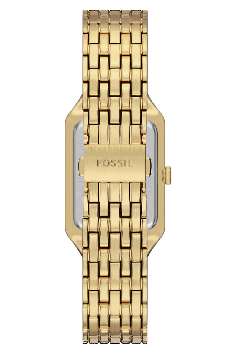 Raquel Bracelet Watch, 23mm x 38mm, Alternate, color, GOLD/ BLACK