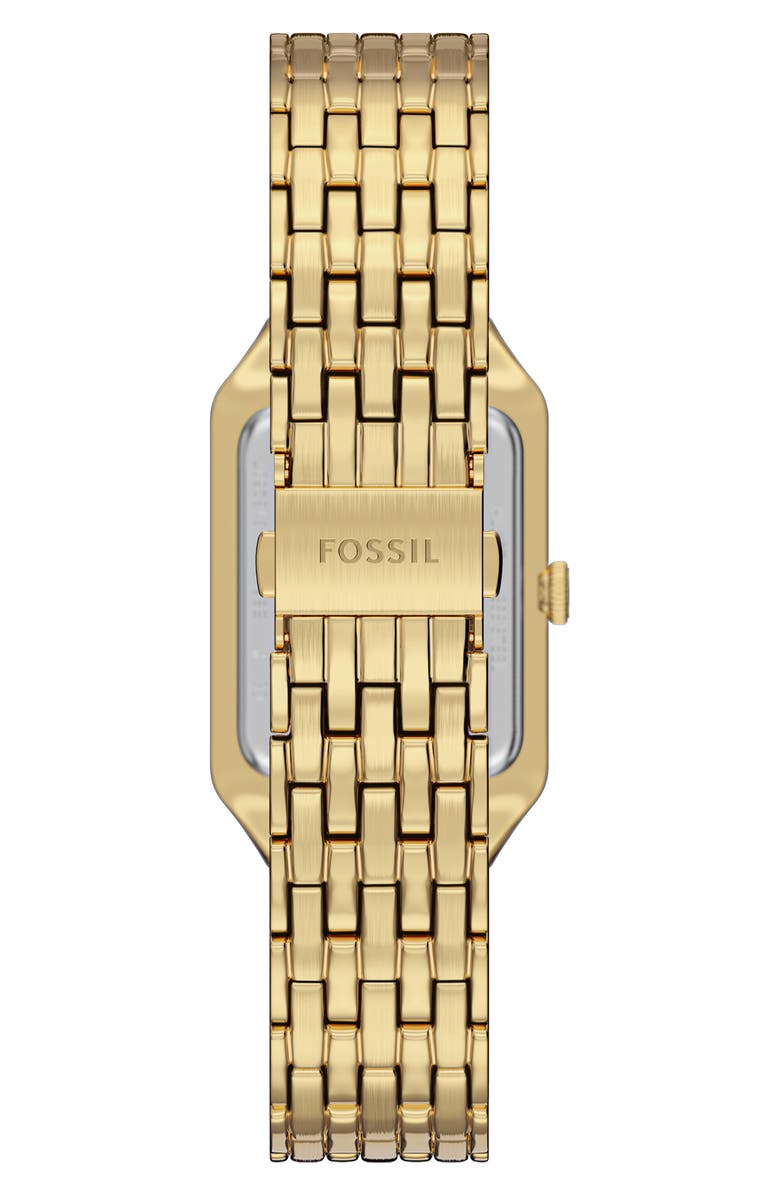 Fossil Raquel Bracelet Watch, 23mm x 38mm, Alternate, color, Gold/ Black