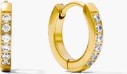 Joey Baby Pavé Huggie Hoop Earrings