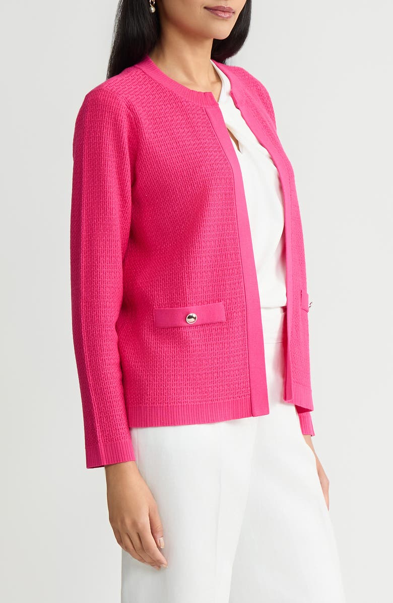 KASPER Kissing Open Front Cardigan, Alternate, color, 