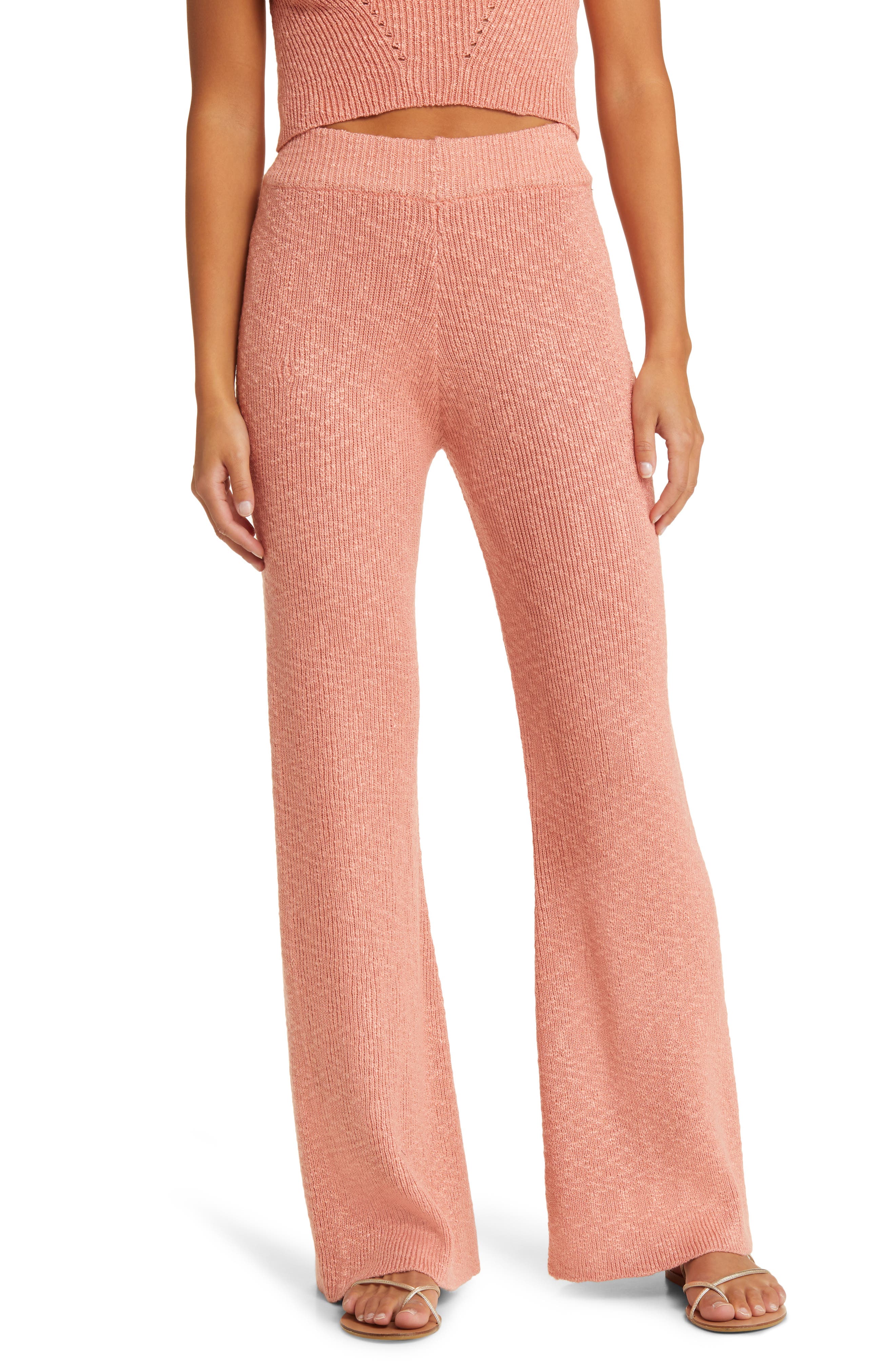 Tropics Pull-On Rib Stitch Pants