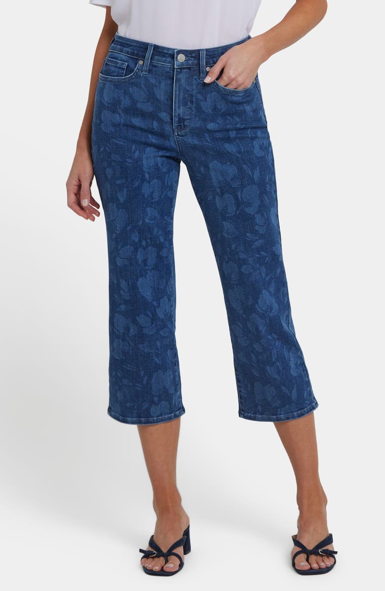 NYDJ Joni High Waist Relaxed Capri Jeans, Main, color, Indigo Bellafontaine