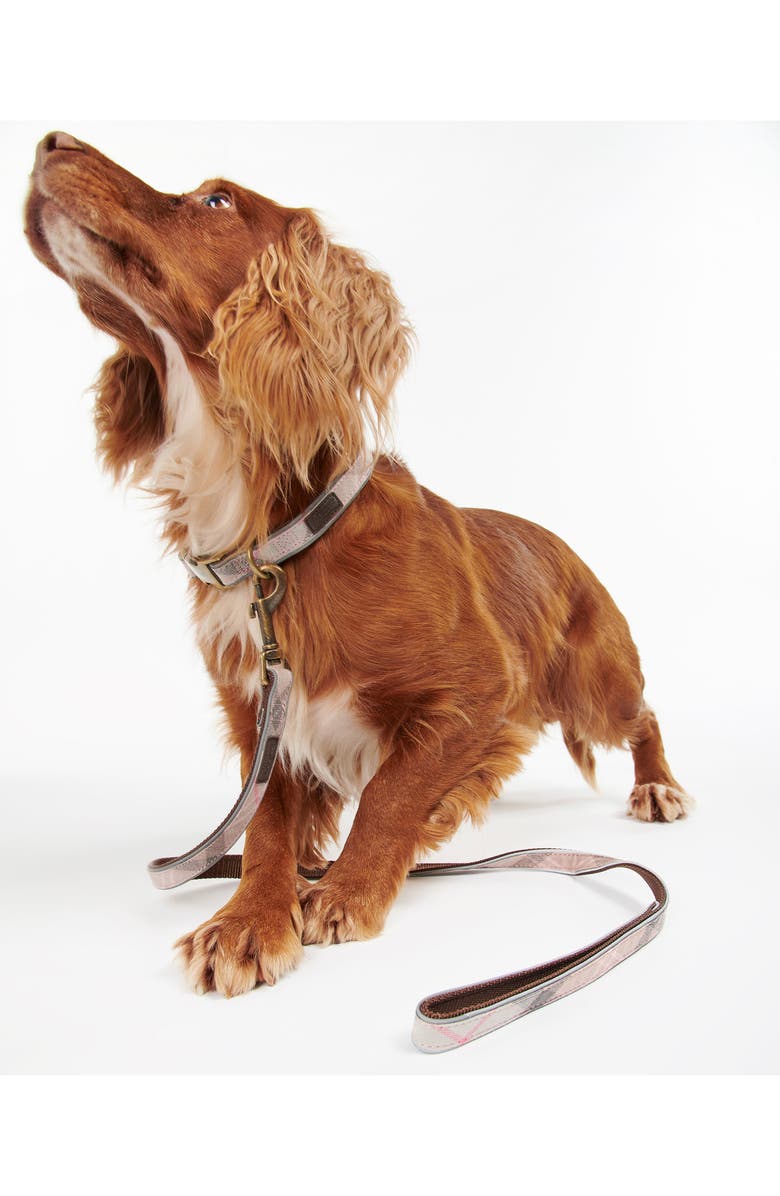 Barbour Reflective Tartan Dog Lead, Alternate, color, 