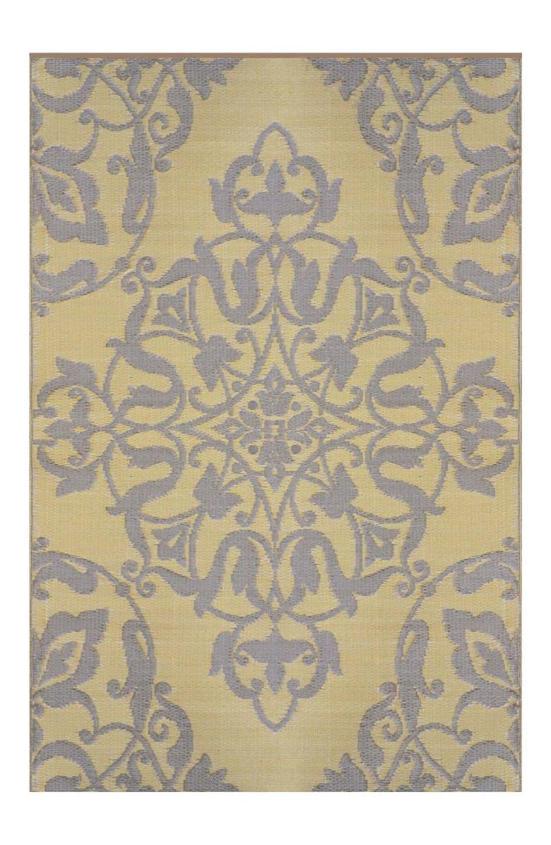 Mad Mats New Wrought Iron Soft Gold, Main, color, Soft Yellow And White
