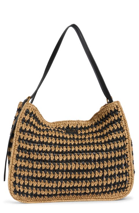 Large River Raffia Tote