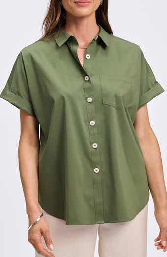 Abigail Short Sleeve Button-Up Shirt