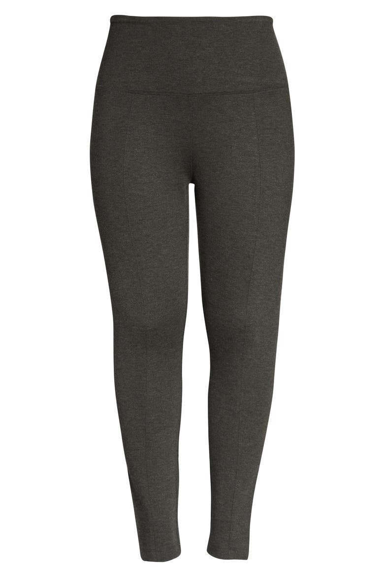 Lyssé Center Seam Ponte Leggings, Alternate, color, CHARCOAL