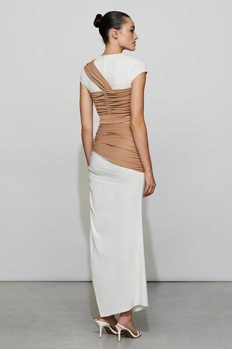 Grayson Skirt, Alternate, color, Camel/Ivory