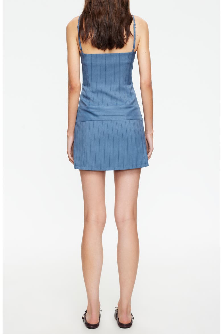 Glace Sleeveless Minidress, Alternate, color, NAVY STRIPE