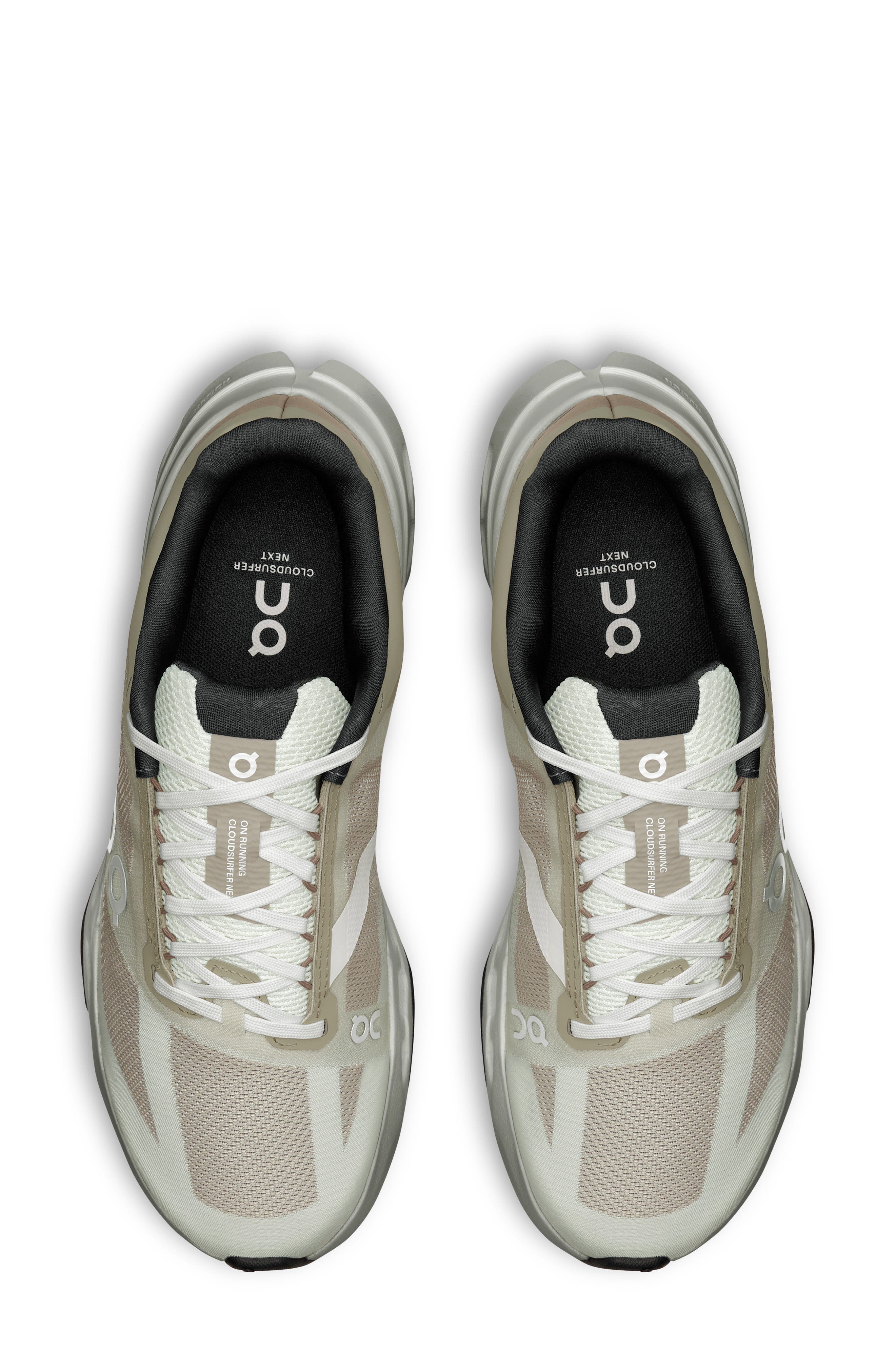 On Cloudsurfer Next Running Shoe, Alternate, color, Fog/ Ivory