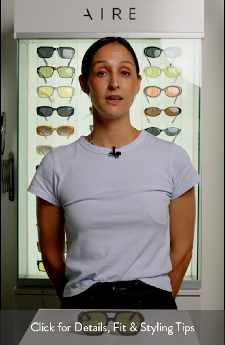 Whirlpool 53mm Aviator Sunglasses, sales video thumbnail