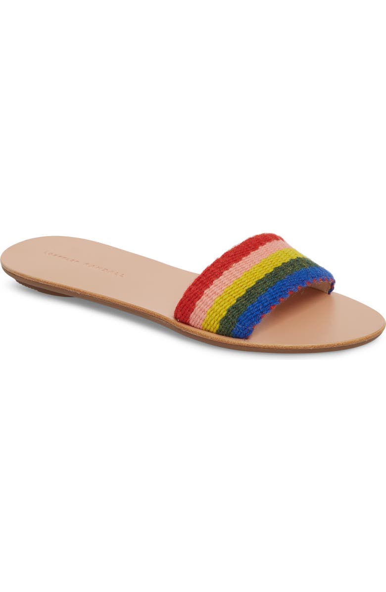 Loeffler Randall Stella Woven Slide Sandal, Main, color,
