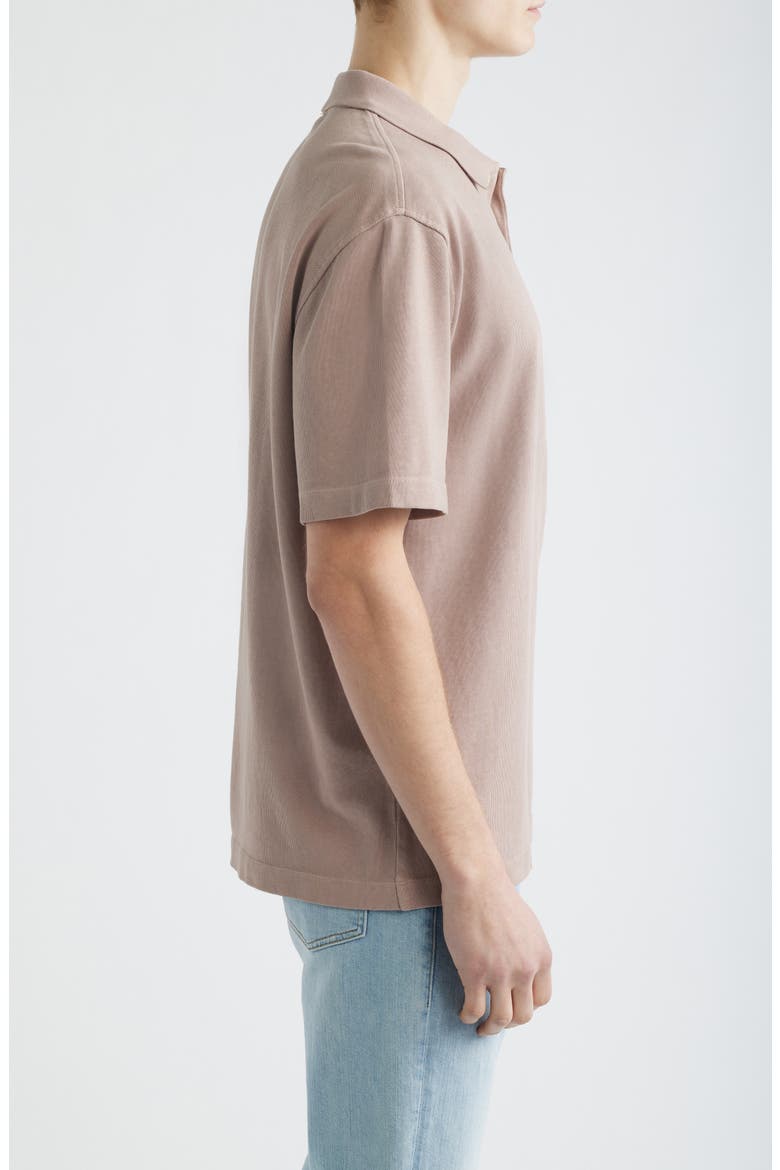 Compact Knit Polo, Alternate, color, GRAVEL