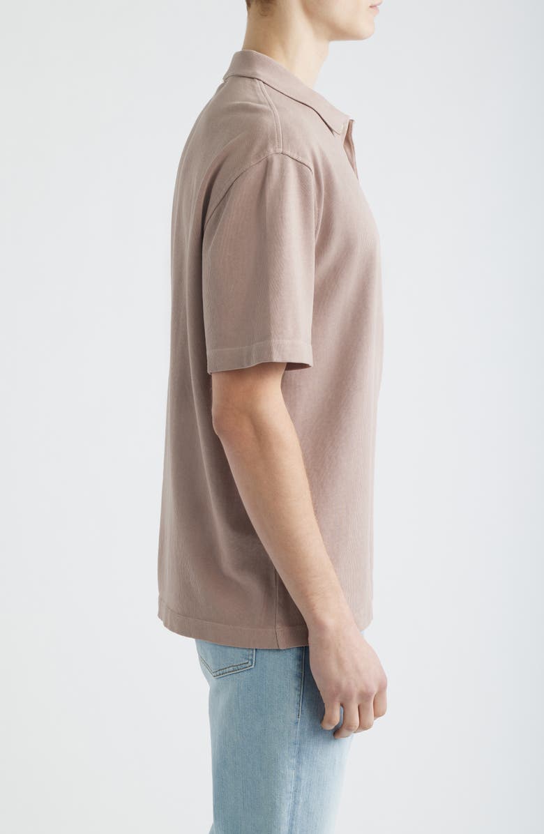 Madewell Compact Knit Polo, Alternate, color, Gravel