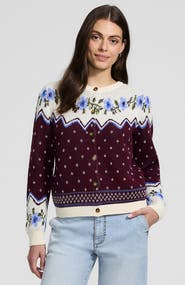 Lands' End Drifter Cable Cardigan Sweater