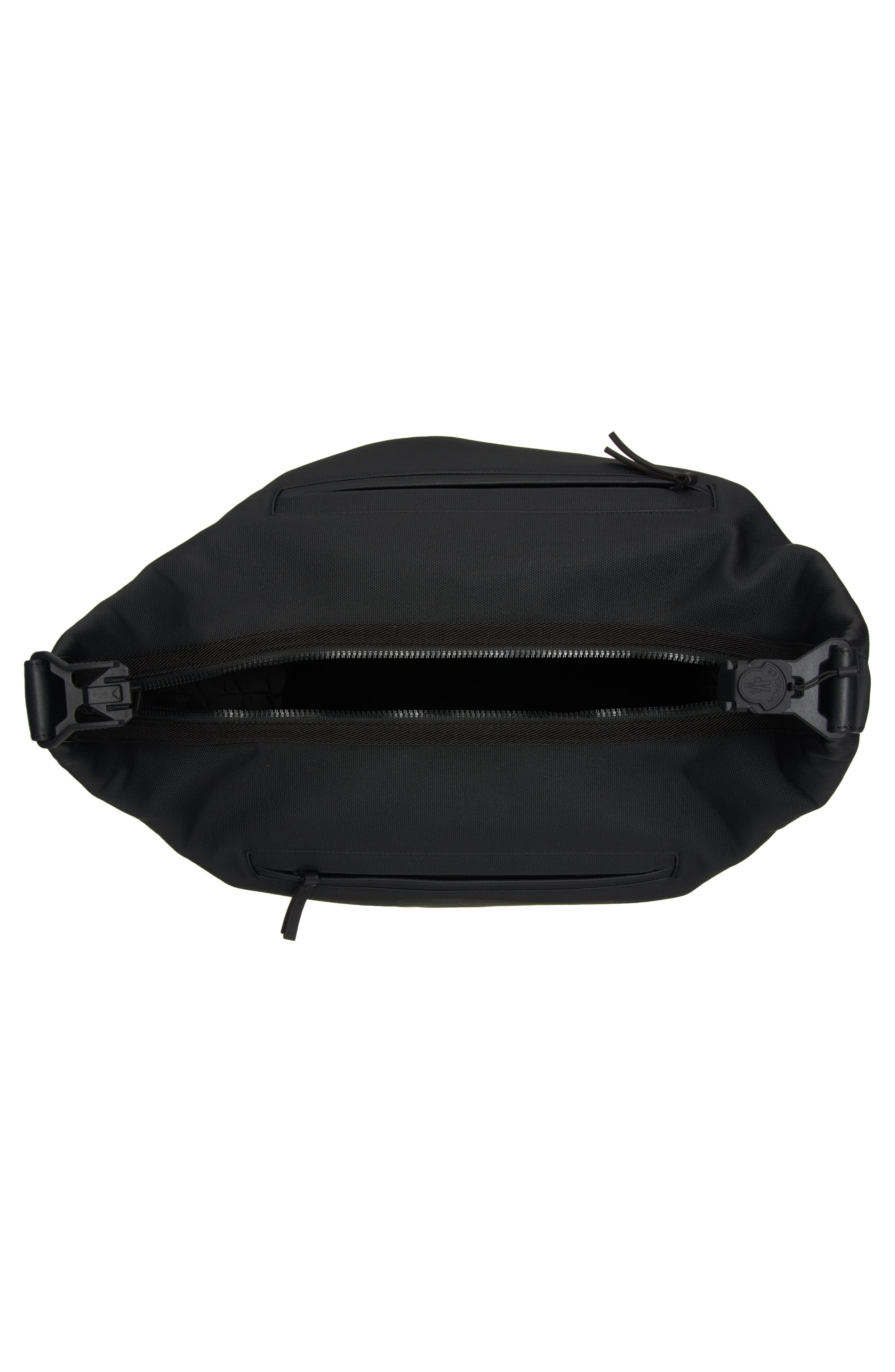 Moncler Nakoa Coated Canvas Tote, Alternate, color, Black