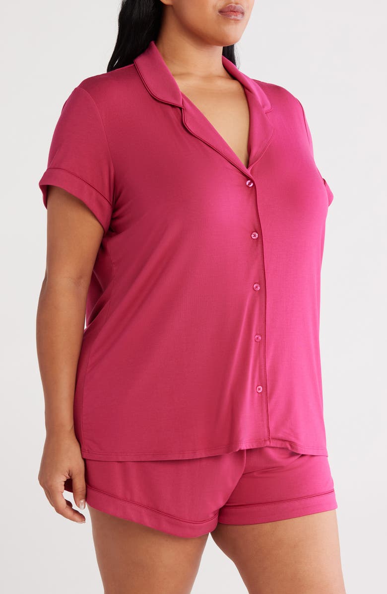 Nordstrom Moonlight Eco Short Pajamas, Alternate, color, Pink Cerise