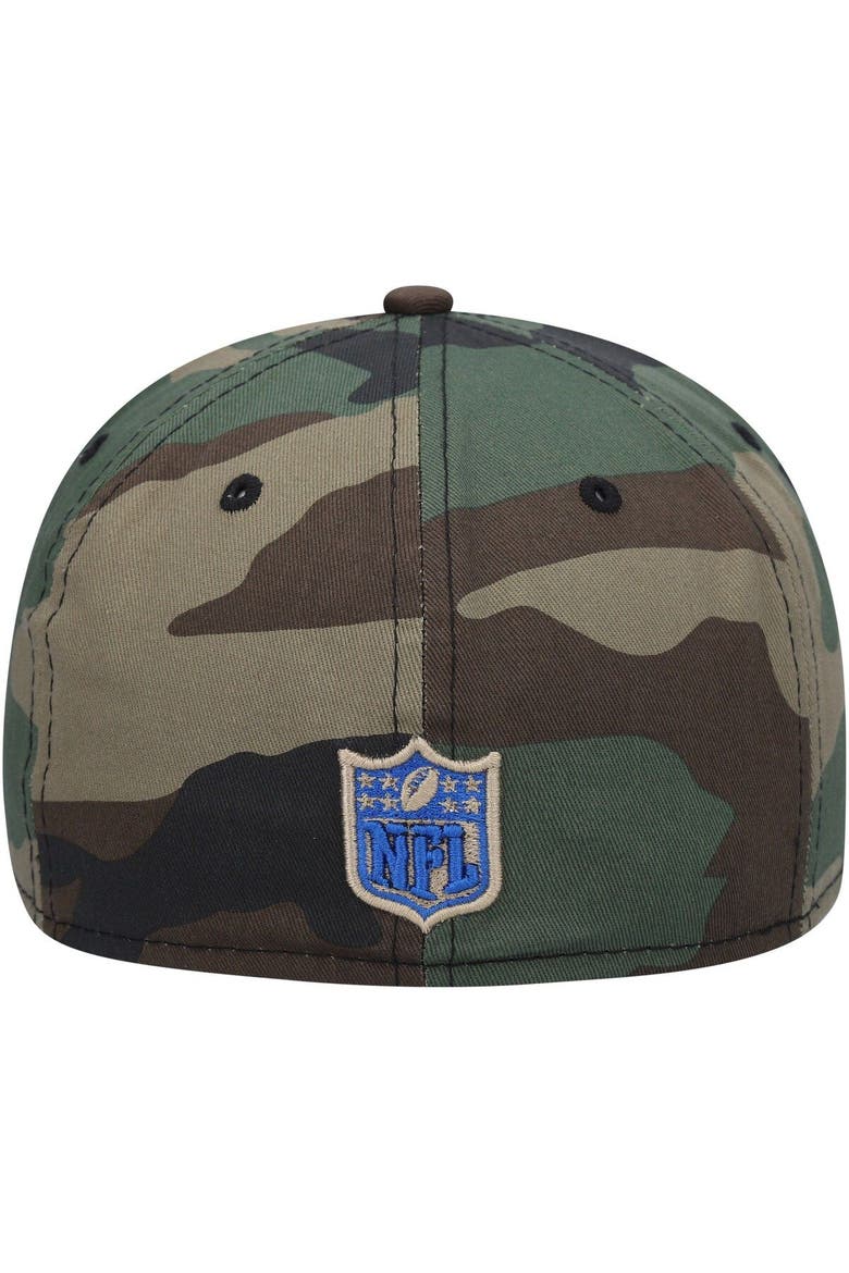 Men's New Era Camo Los Angeles Rams Woodland 59FIFTY Fitted Hat, Alternate, color, Camo