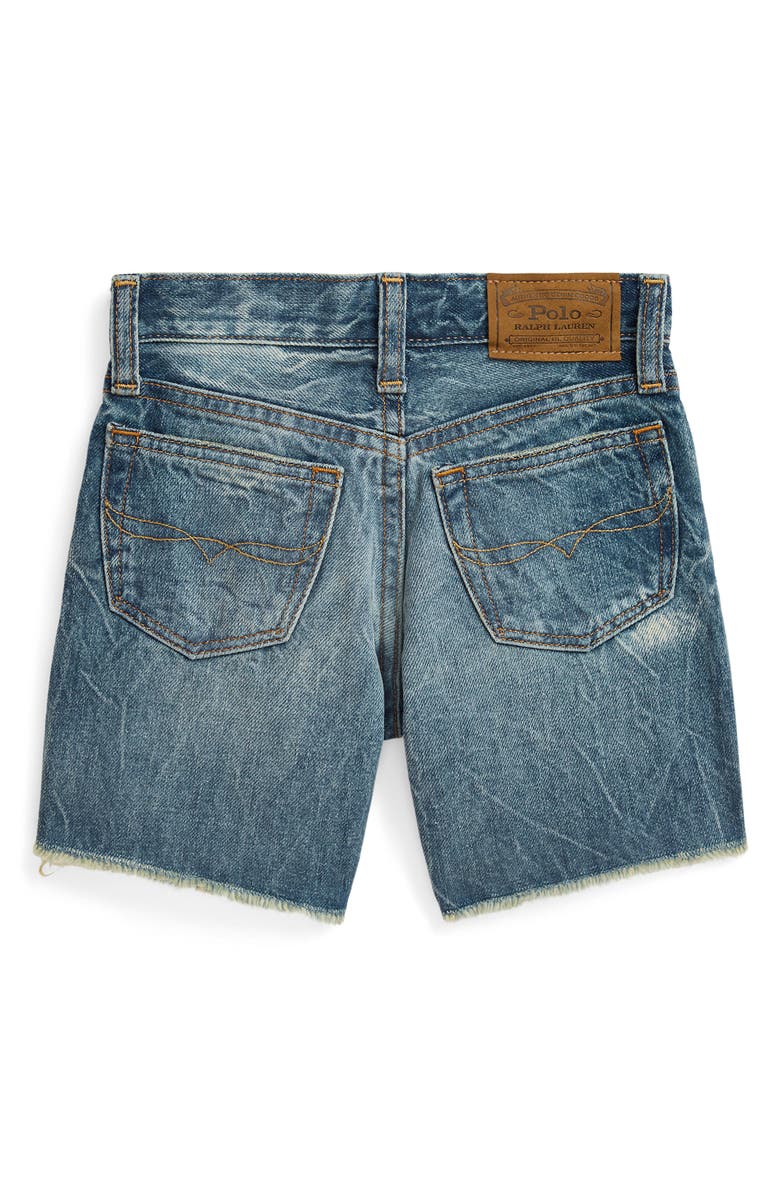 Polo Ralph Lauren Kids' Cutoff Denim Shorts, Alternate, color, Falcon