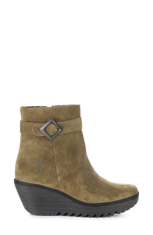 Fly London Yuji Wedge Bootie In Multi