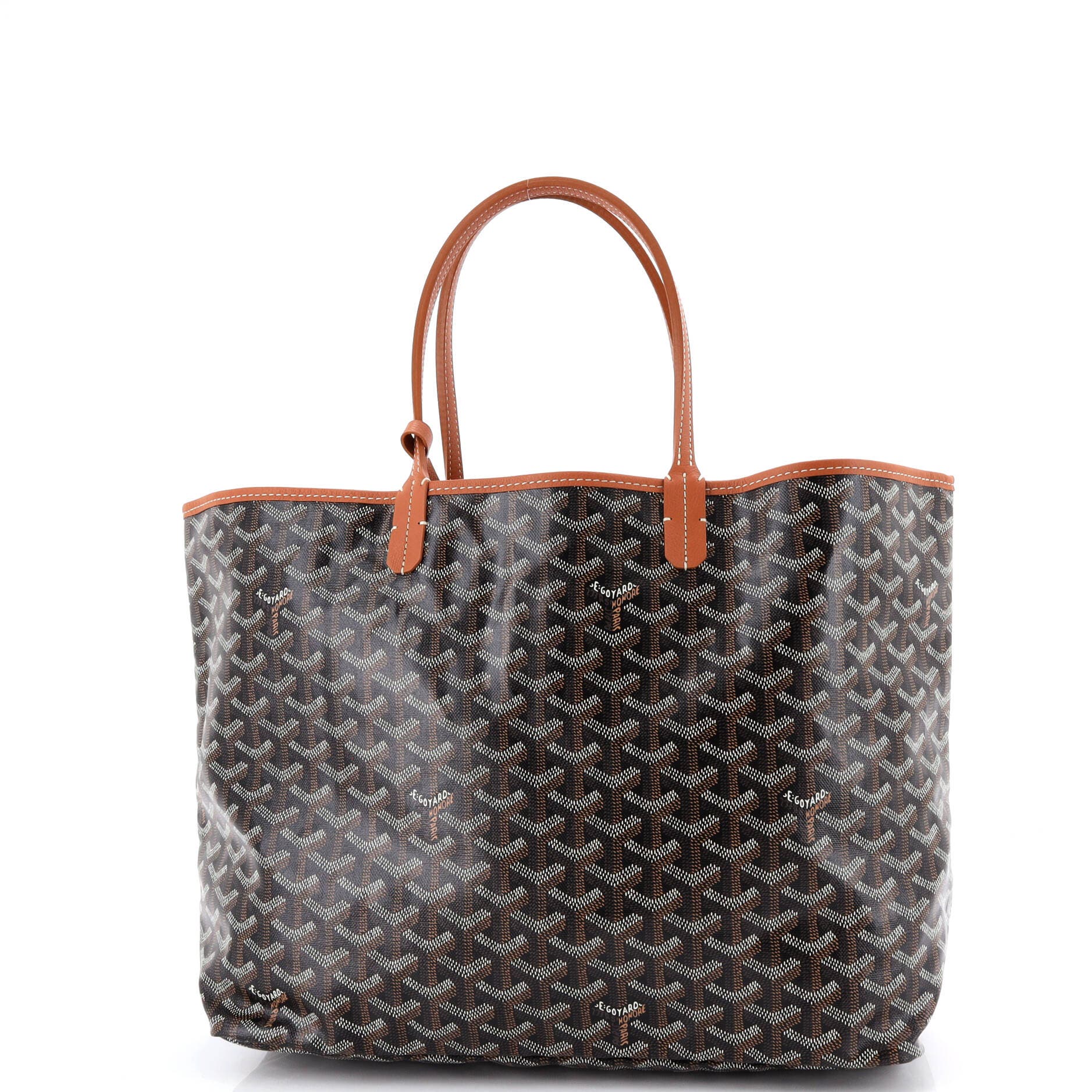 Pre-Owned Goyard Saint Louis Tote Coated Canvas PM, Alternate, color, 