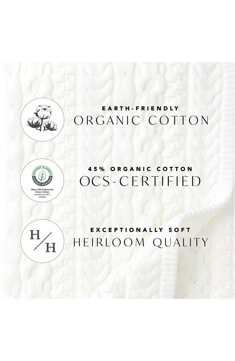 Hope & Henry Girls' Linen Pleated Bow Skort, Kids, Alternate, color, White Court Pinstripe