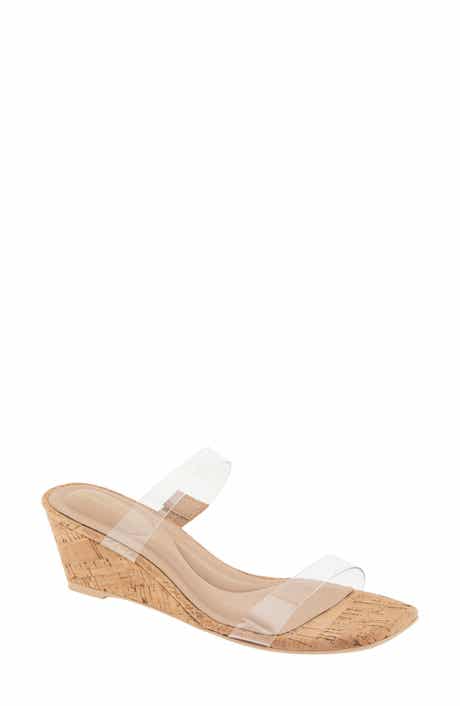 BCBGeneration Stammie Cork Wedge Sandal