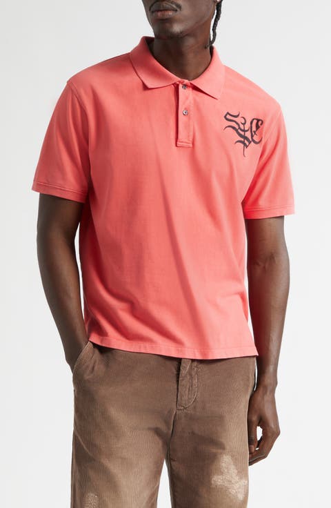 George Embroidered Crest Organic Cotton Polo