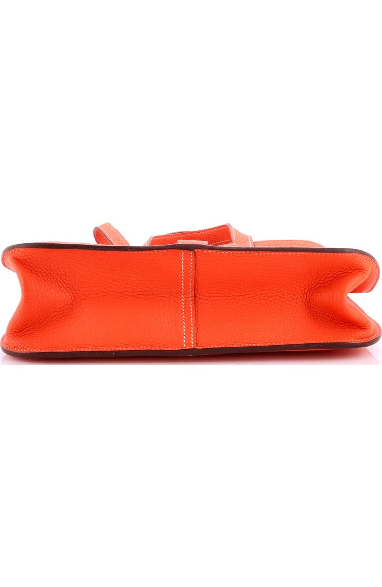 Pre-Owned Hermes Halzan Bag Clemence 31, Alternate, color, Orange Poppy