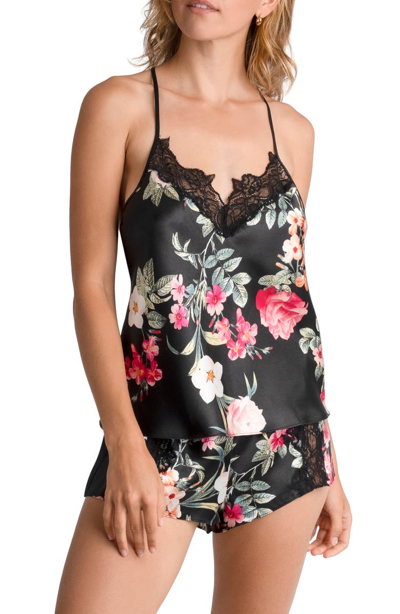 In Bloom by Jonquil Strappy Camisole Short Pajamas, Main, color, 