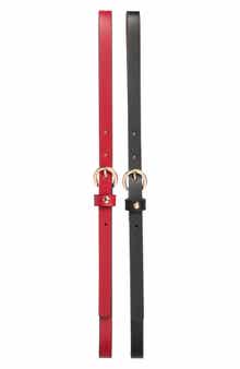 Kate Spade New York set of 2 belts