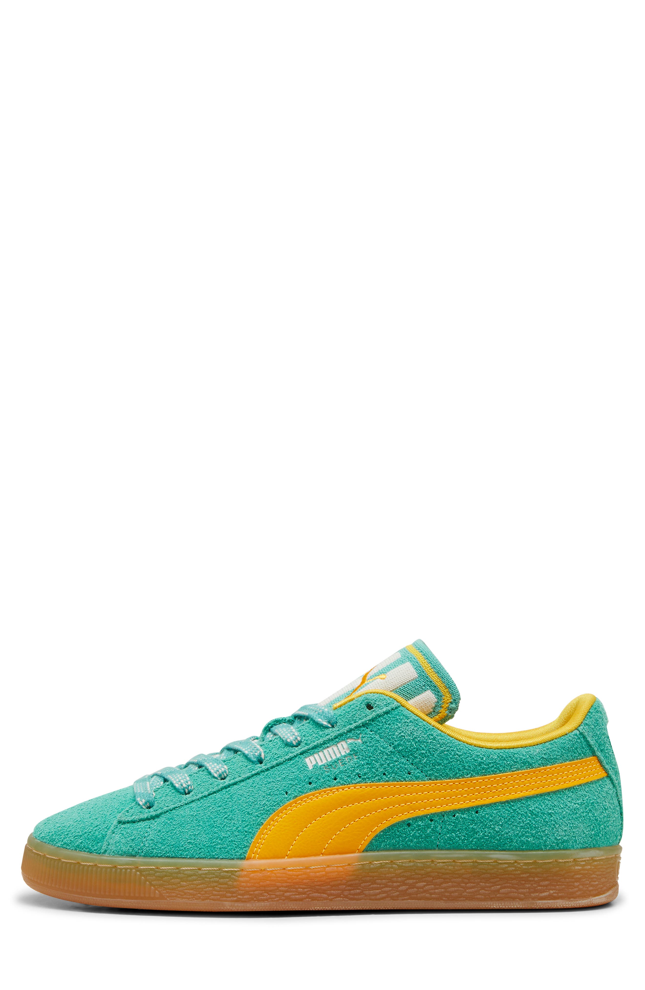 PUMA Suede Supertifo Low Top Sneaker, Alternate, color, Jade Frost-Gum
