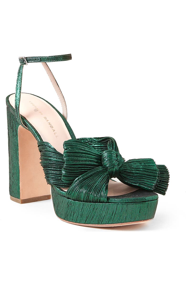 Loeffler Randall Natalia Platform Sandal, Main, color, Emerald
