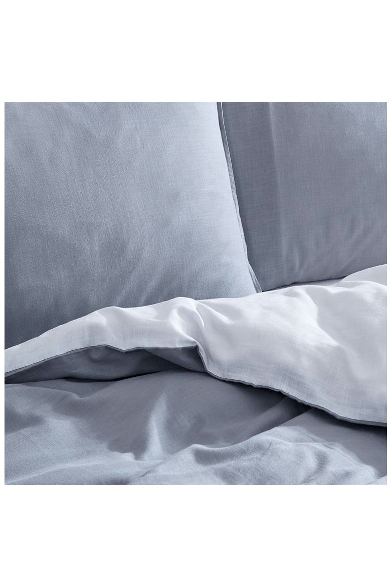 Nila Solid Comforter Set, Alternate, color, SMOKE / GREY
