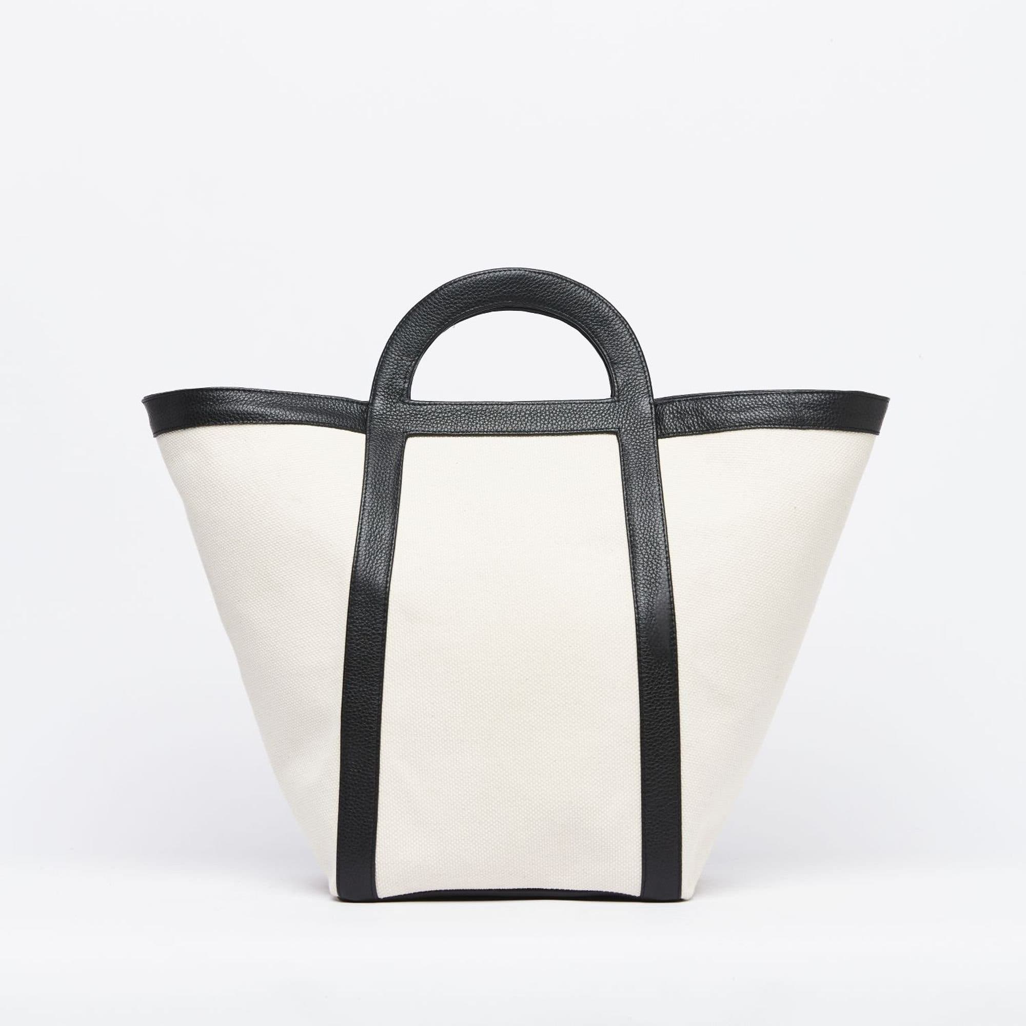 Atuel Large Canvas Tote, Main, color, Black