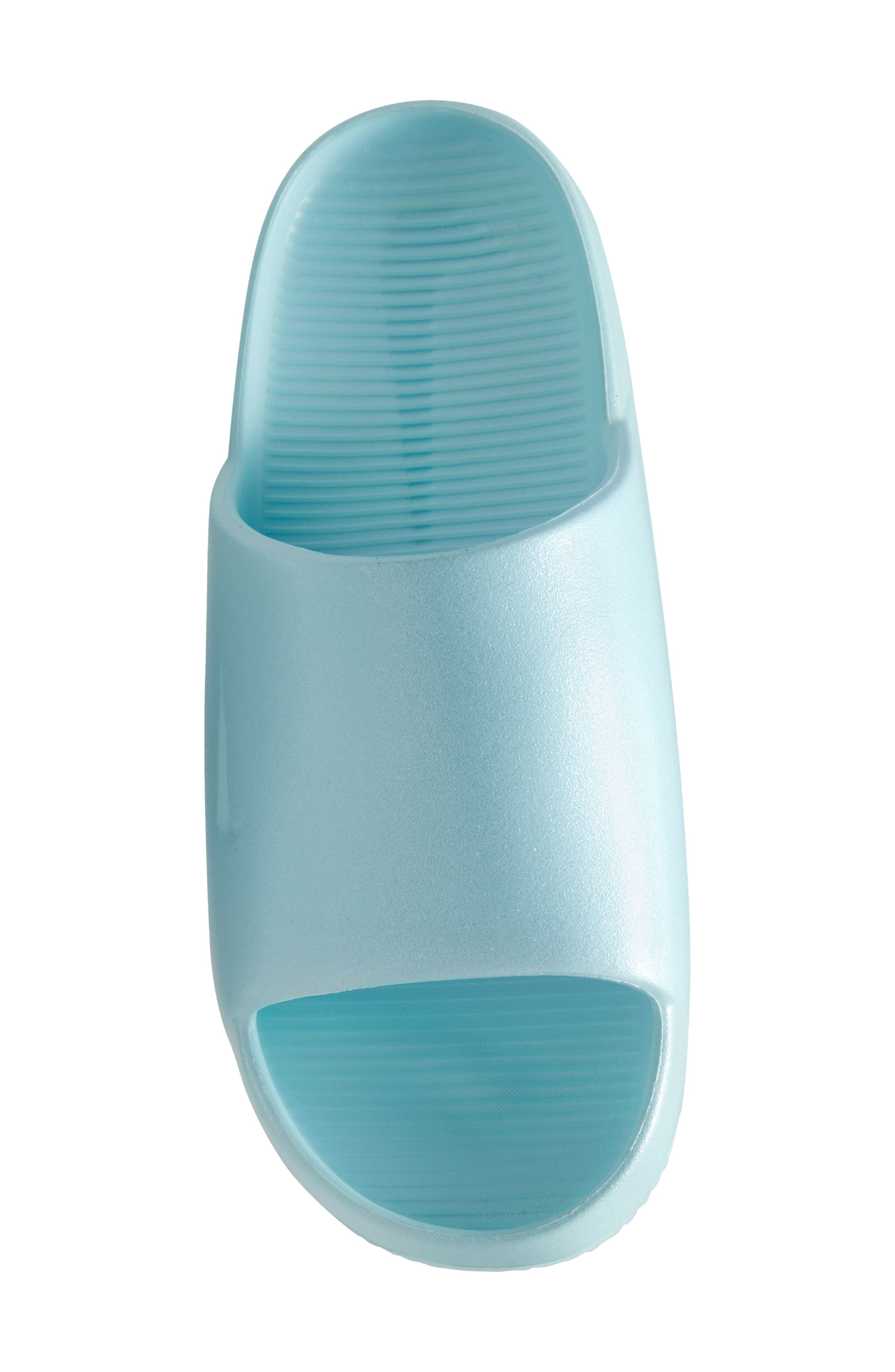 Calm Slide Sandal, Alternate, color, GLACIER BLUE/ GLACIER BLUE
