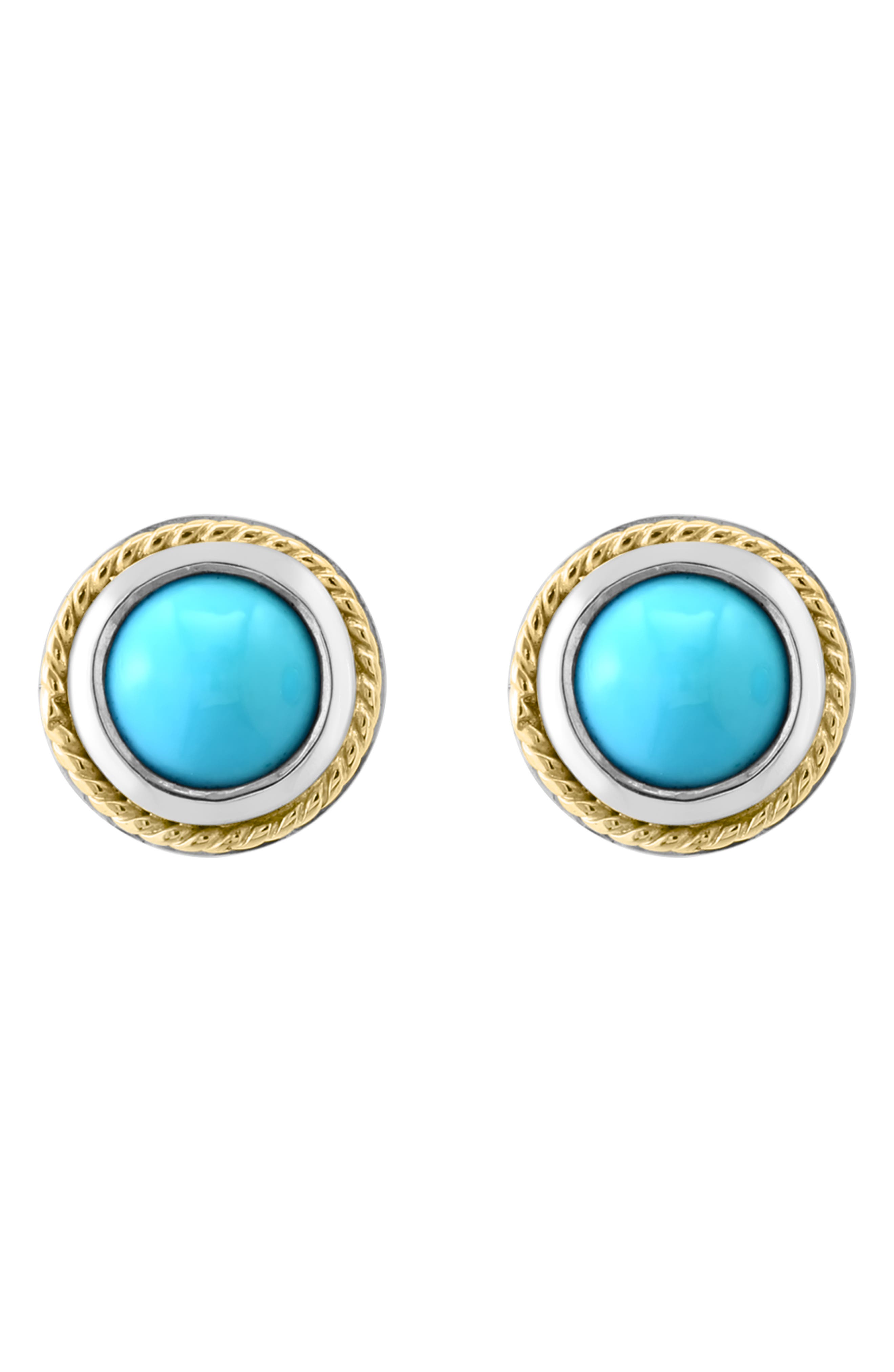 EFFY Turquoise & Diamond Stud Earrings